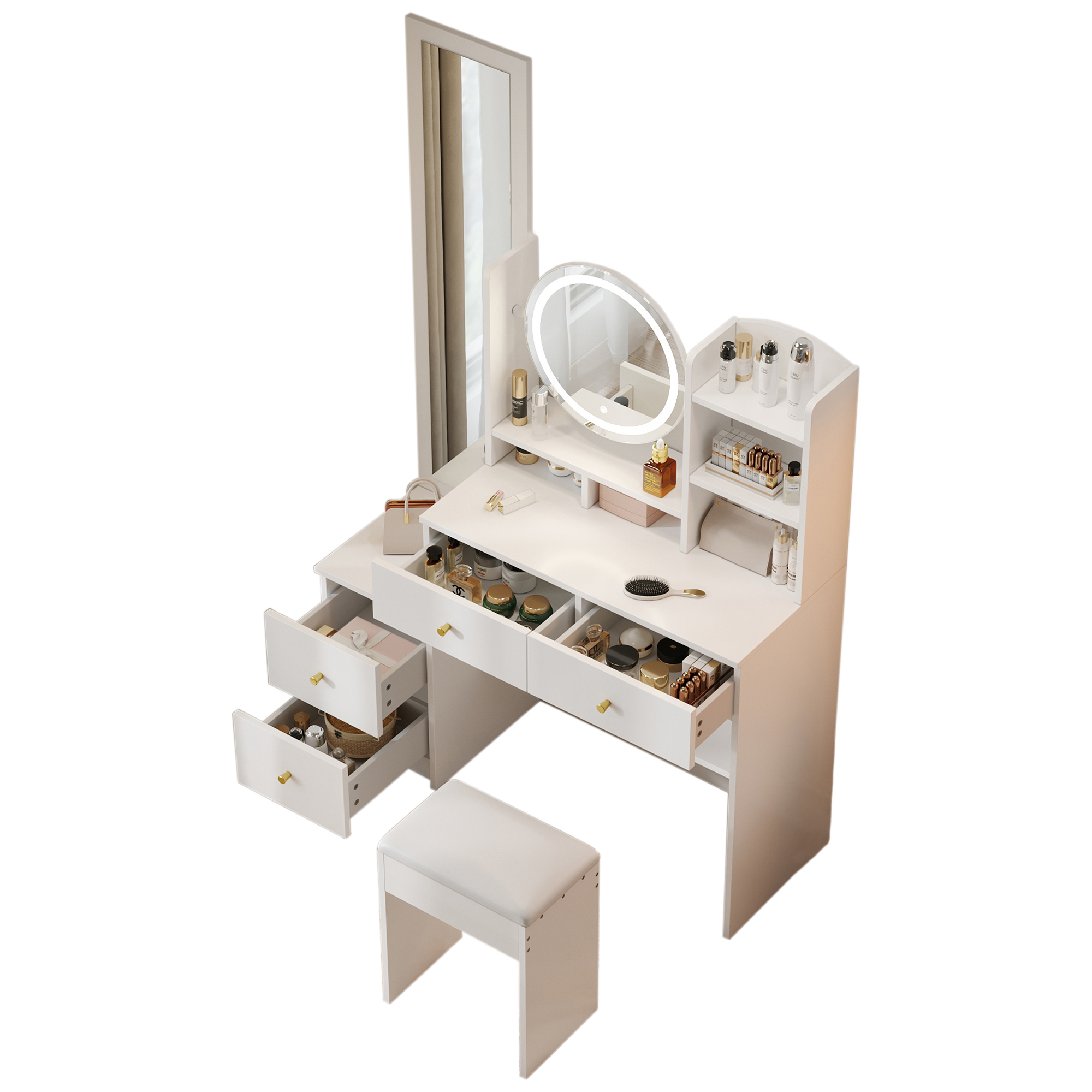 Coiffeuse complète