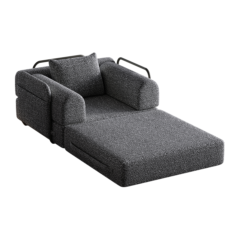 Cadre métal triple et configuration modulaire canapé