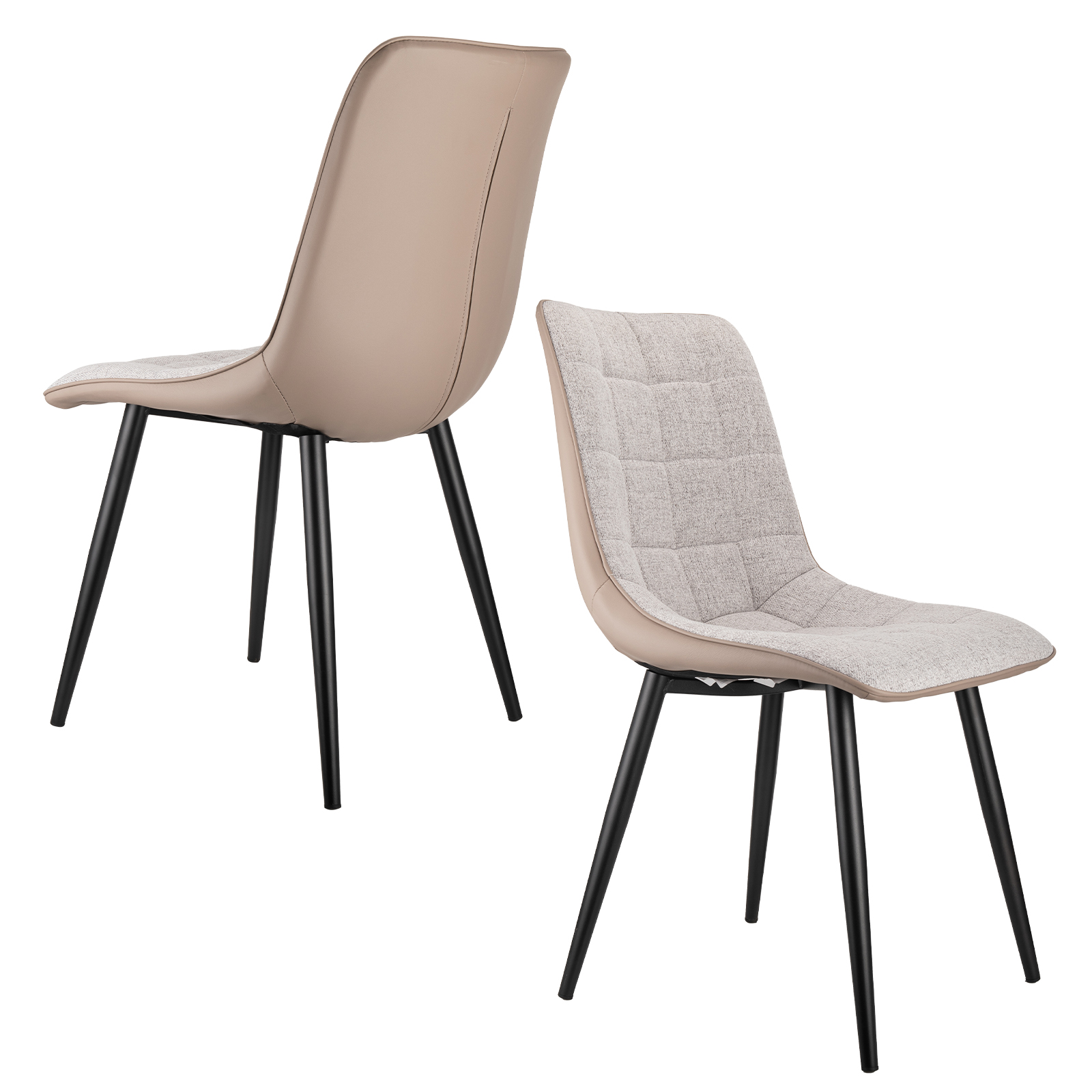 Matériaux lin/cuir PU facile à nettoyer et design élégant