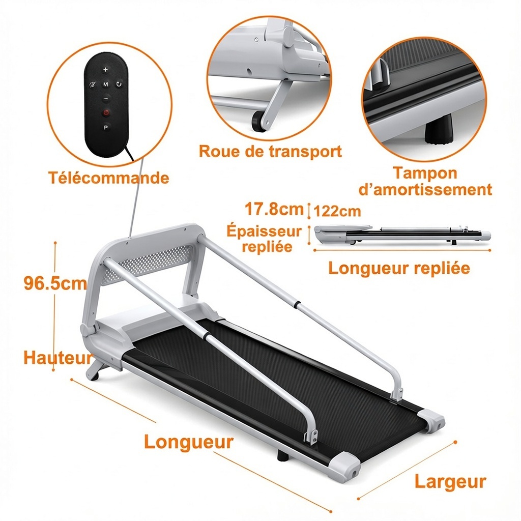 Tapis plié compact rangement sous meuble ou transport facile