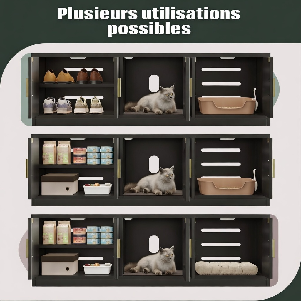 Meuble chat en entrée