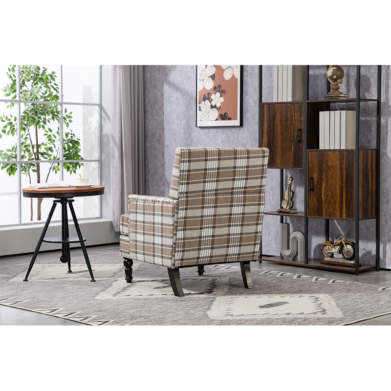Fauteuil placé en salon comme accent confortable