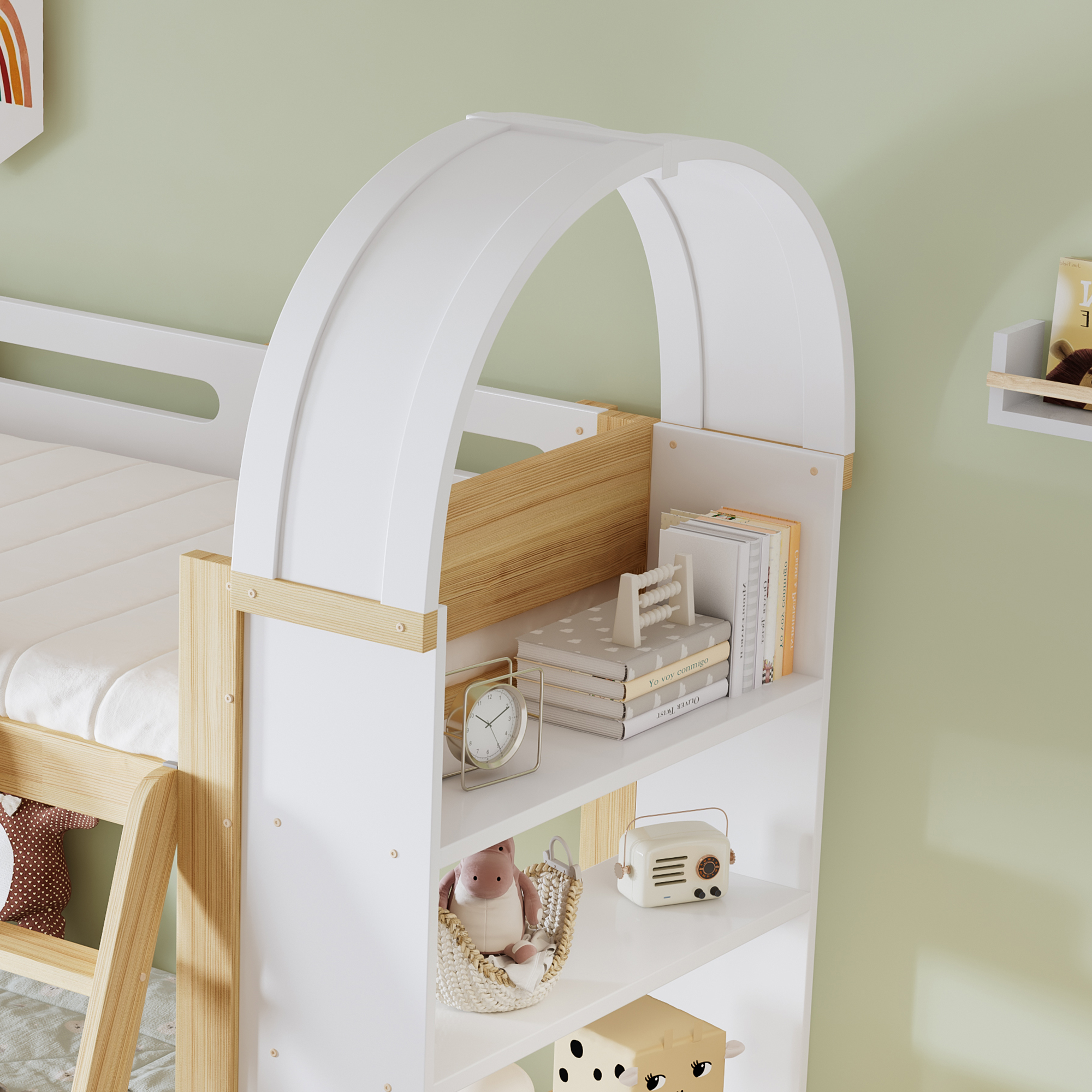 Barrière sécurité lit superposé enfant détail
