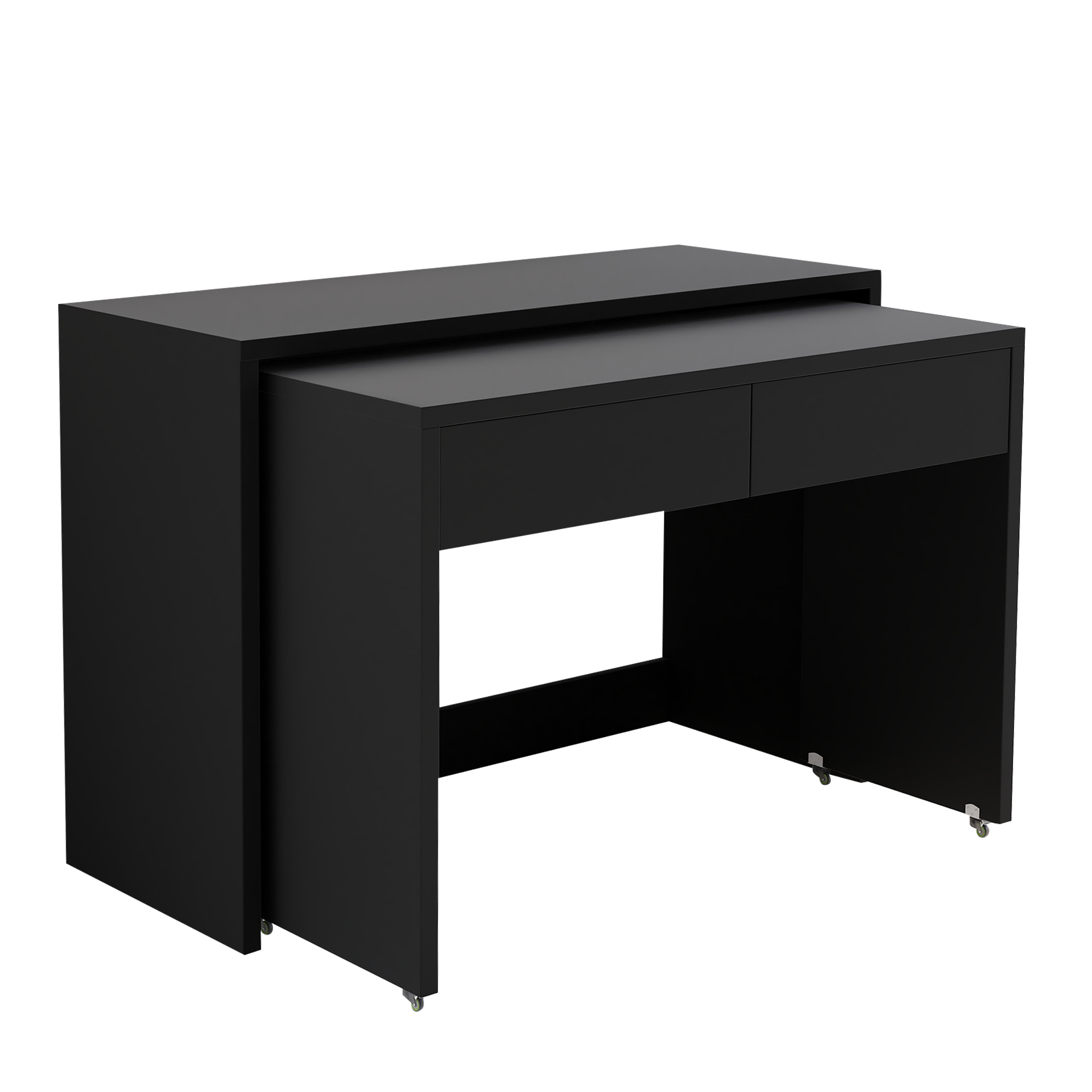 Détail extension et pliage bureau LINHOO