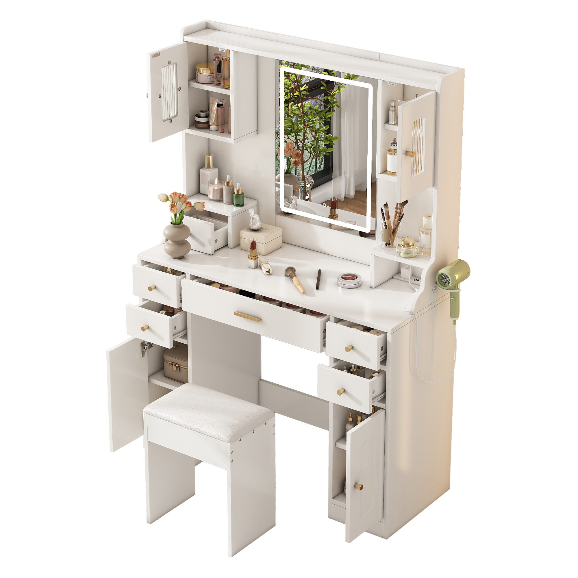 Détail miroir LED