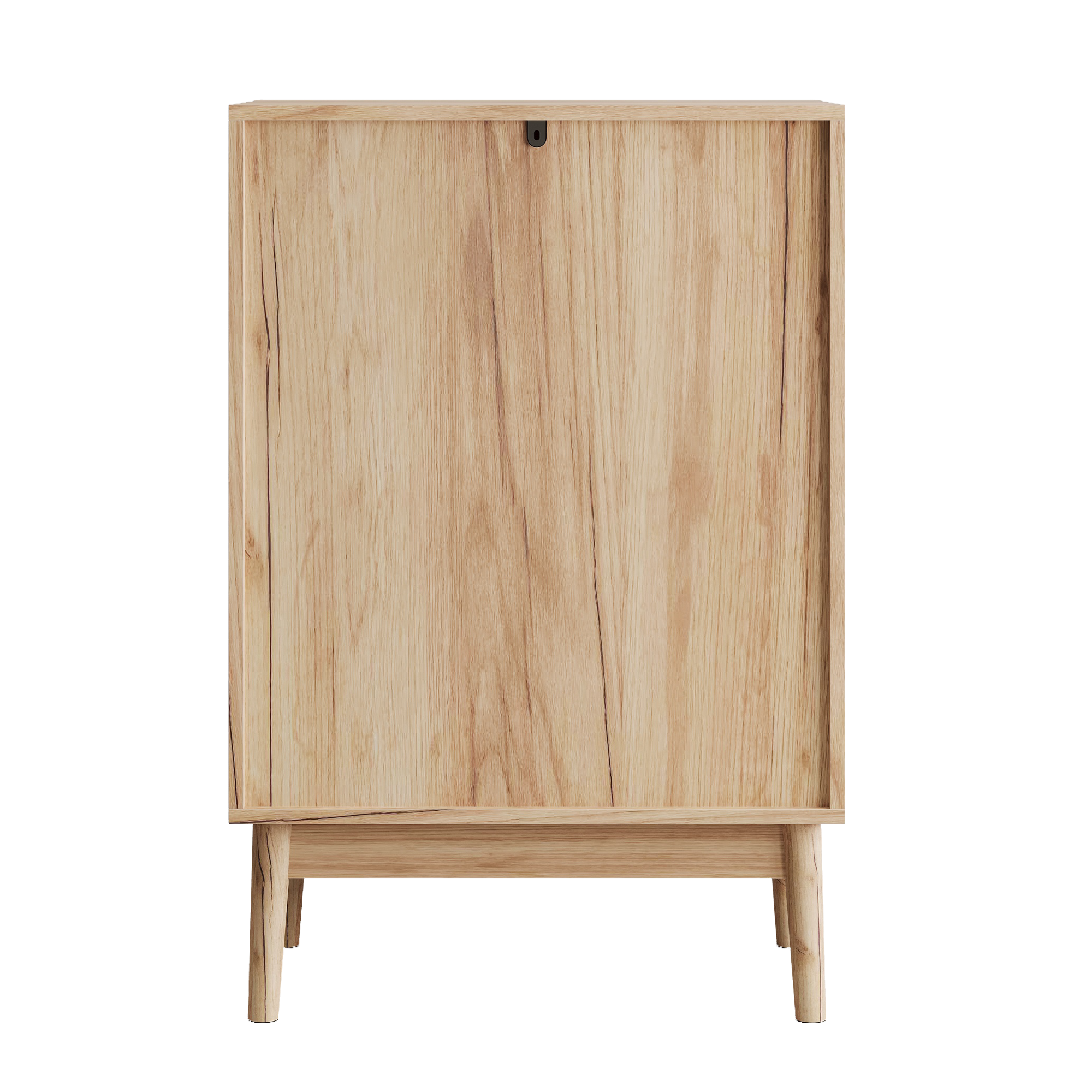 Dimensions et détails commode chêne 4 tiroirs