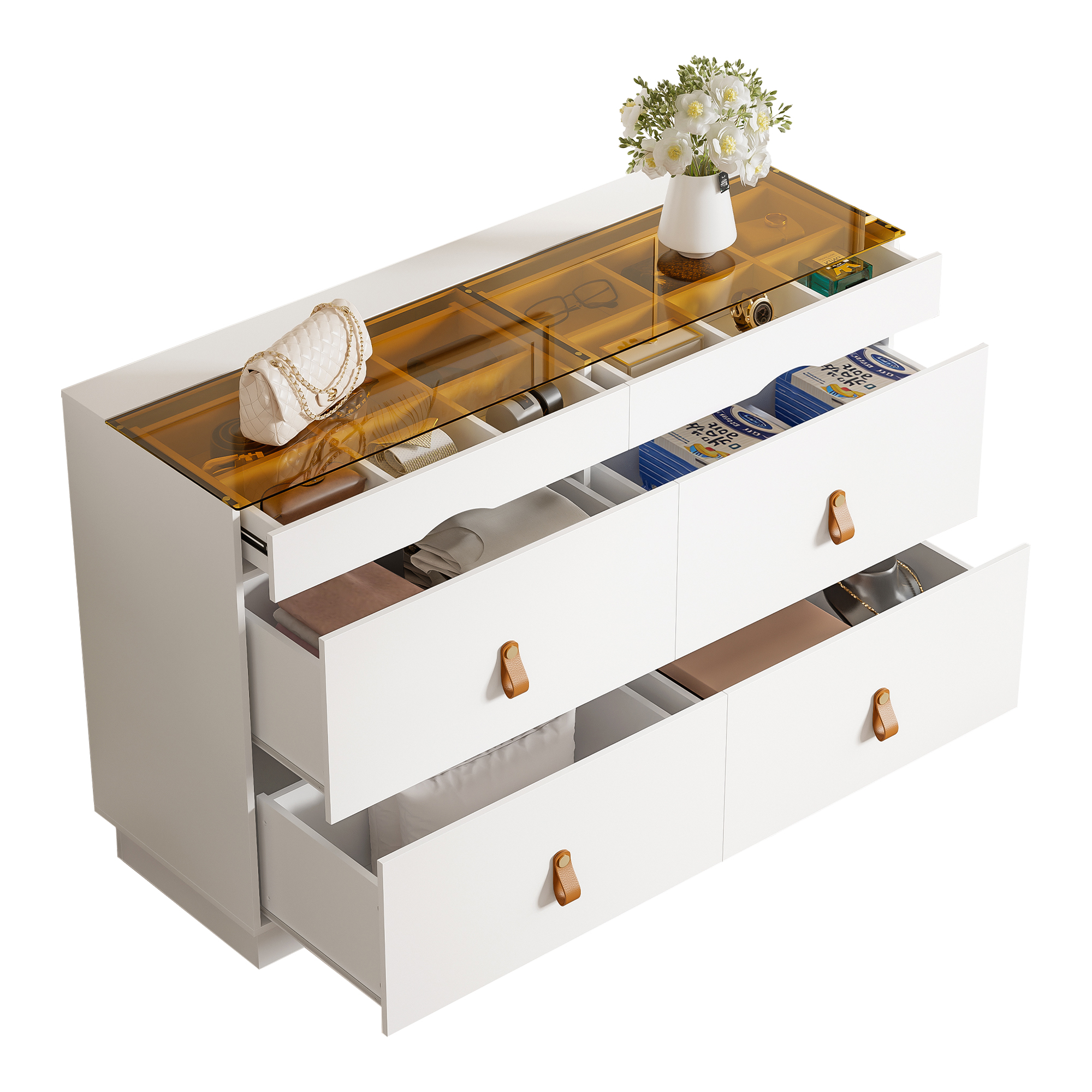 Commode LINHOO ouverte
