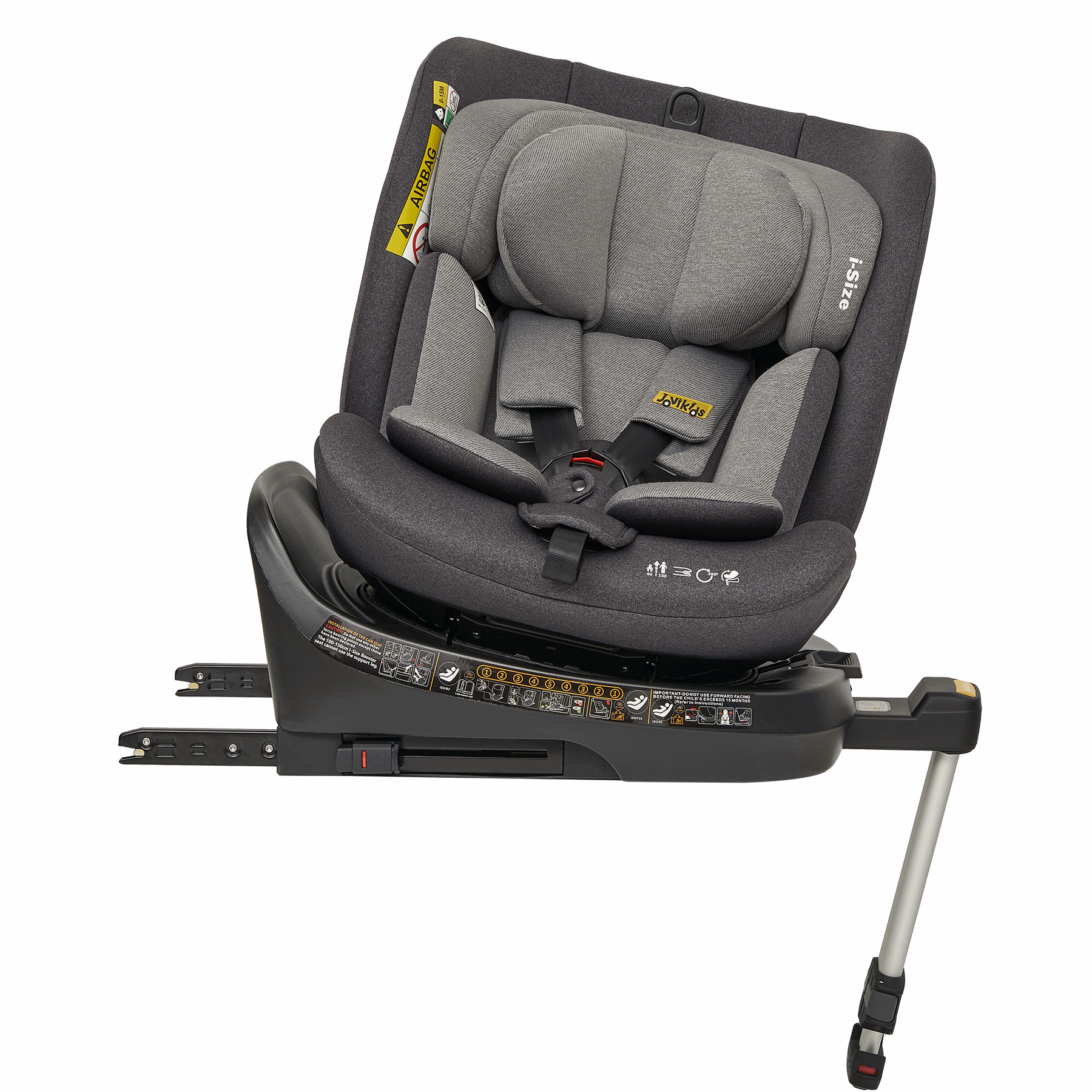 Siège Auto Pivotant 360° Gris