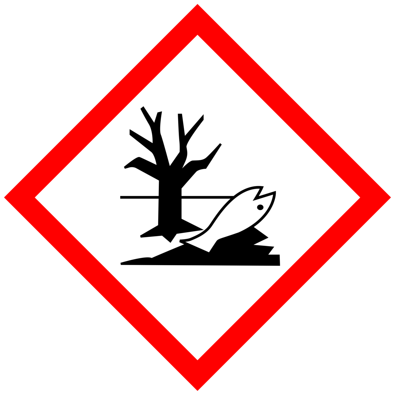 Icon GHS09 - Dangereux pour l'environnement