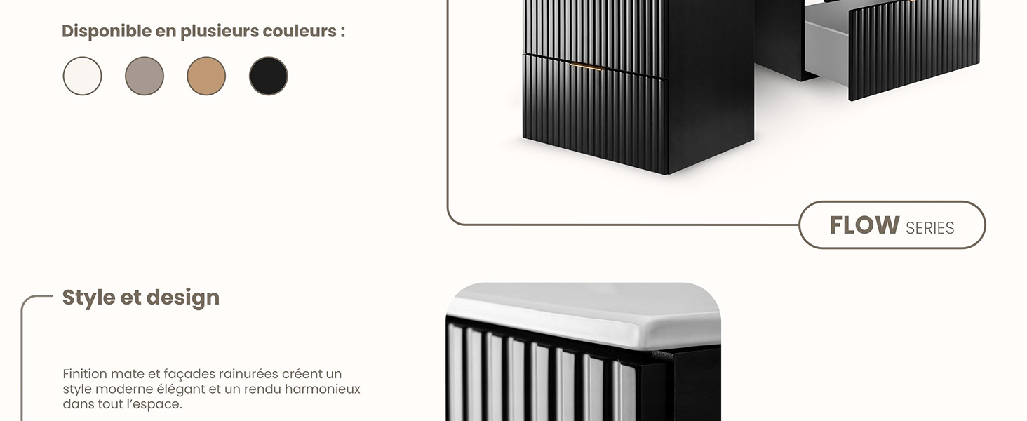 RODAN, meuble de salle de bain, armoire moderne, meuble sous vasque, meuble sous lavabo