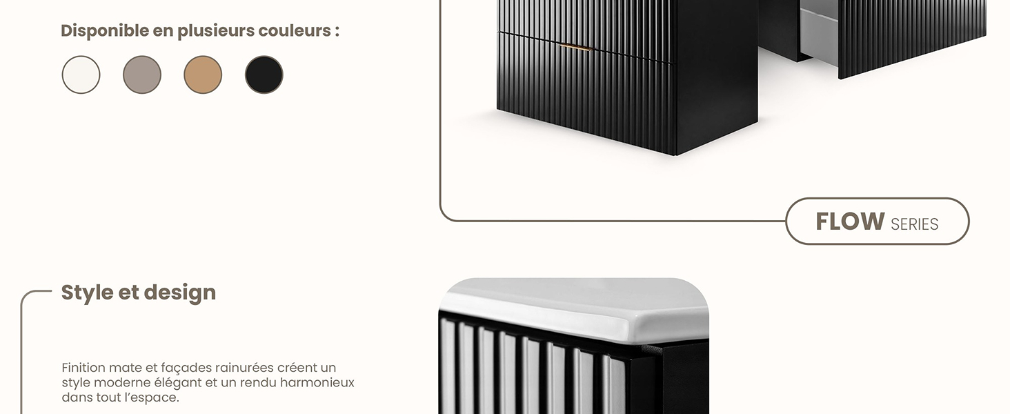 RODAN, meuble de salle de bain, armoire moderne, meuble sous vasque, meuble sous lavabo