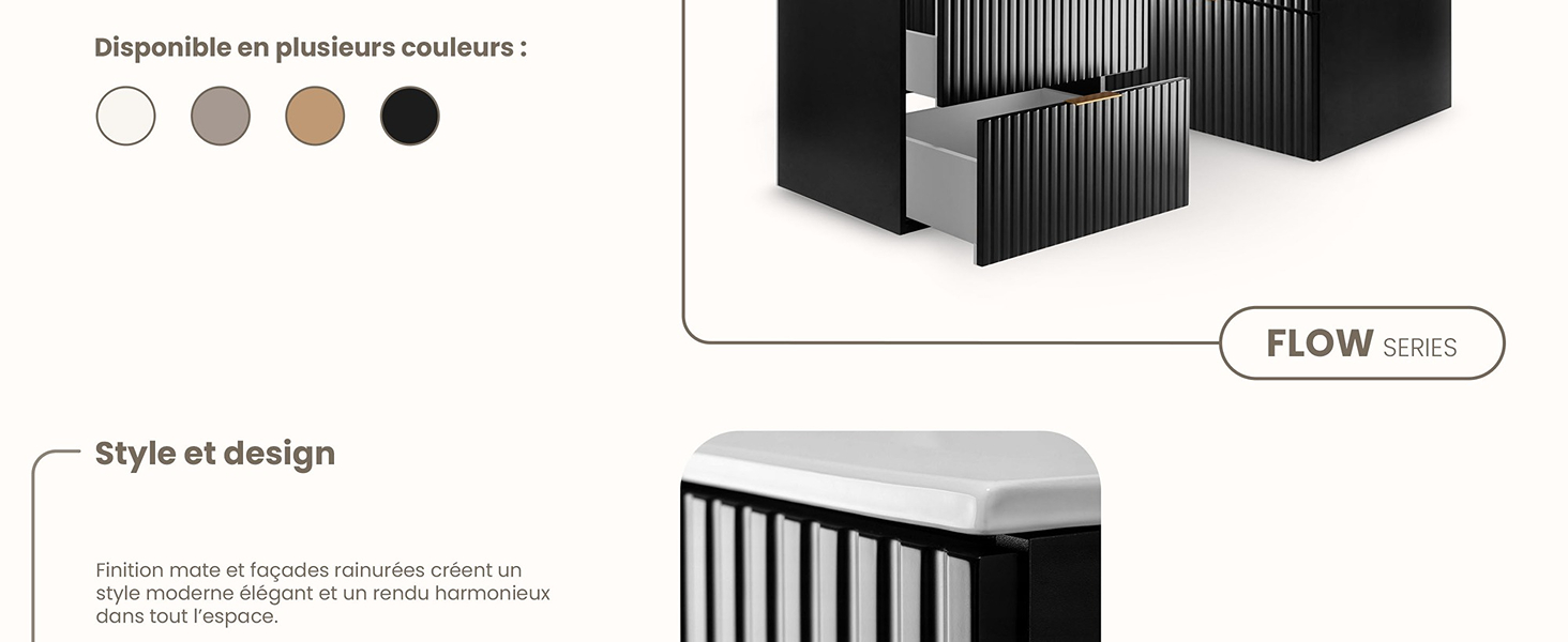 RODAN, meuble de salle de bain, armoire moderne, meuble sous vasque, meuble sous lavabo