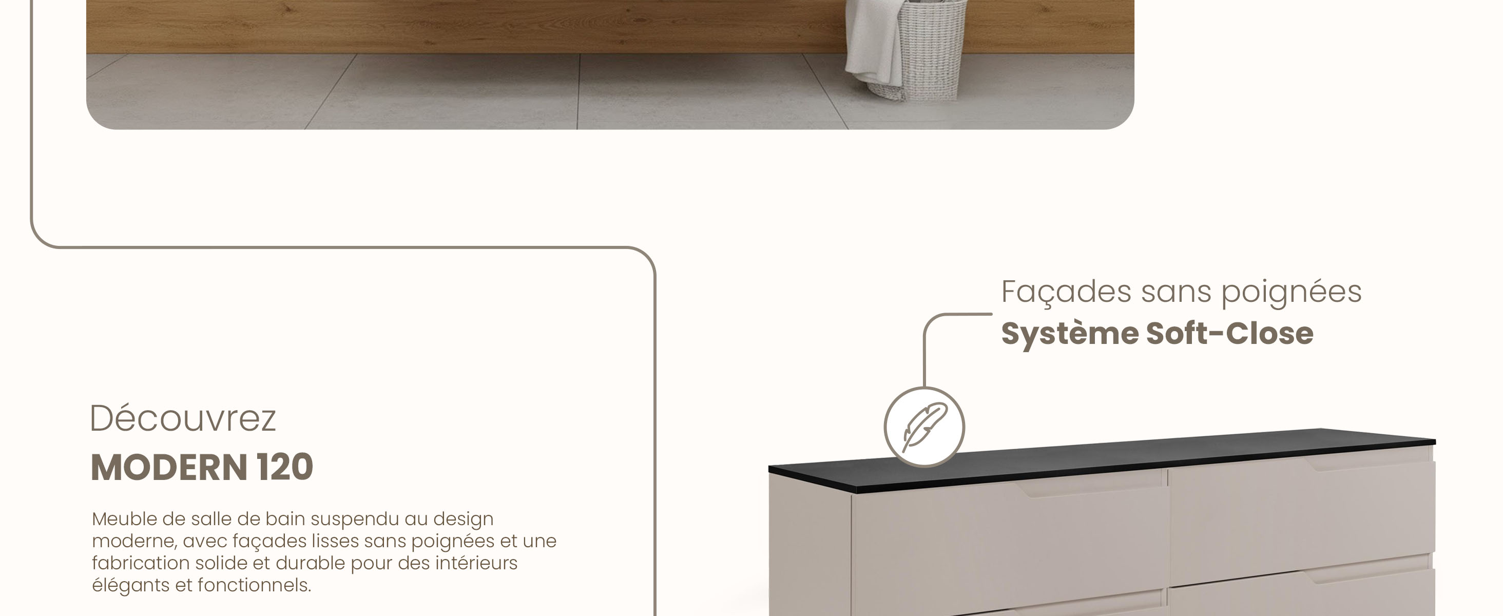 RODAN, meuble de salle de bain, armoire moderne, meuble sous vasque, meuble sous lavabo