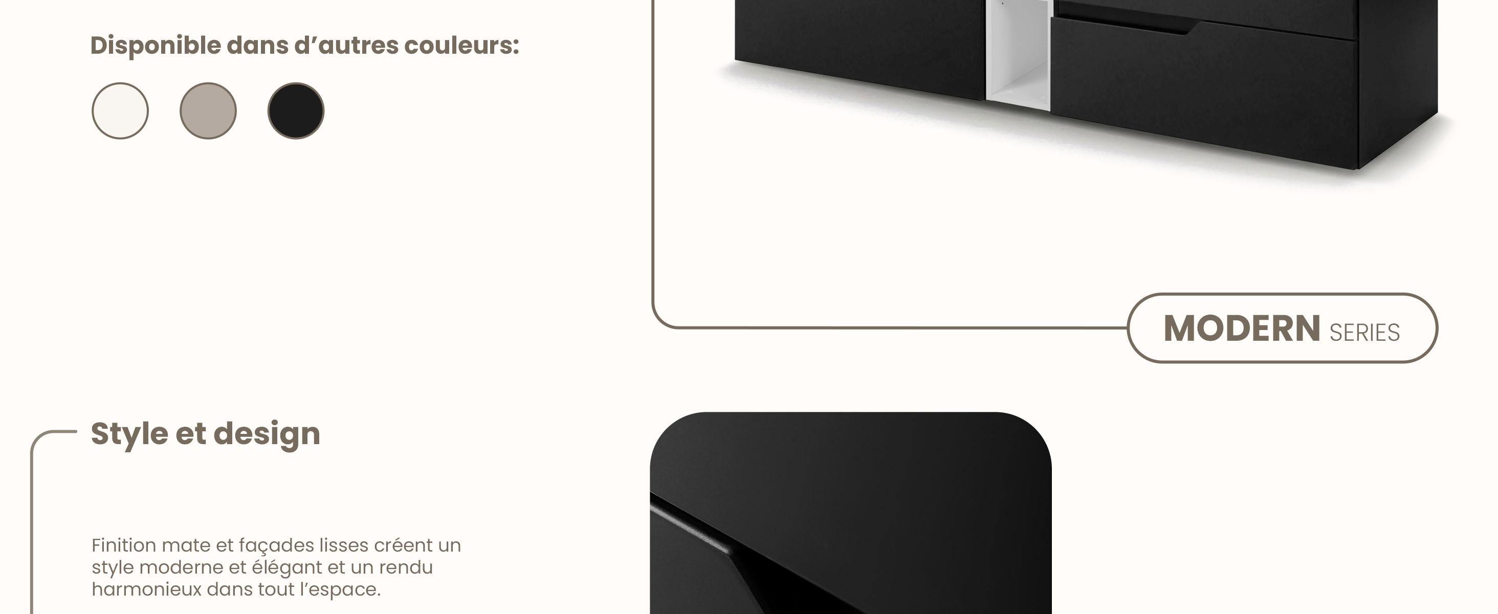 RODAN, meuble de salle de bain, armoire moderne, meuble sous vasque, meuble sous lavabo