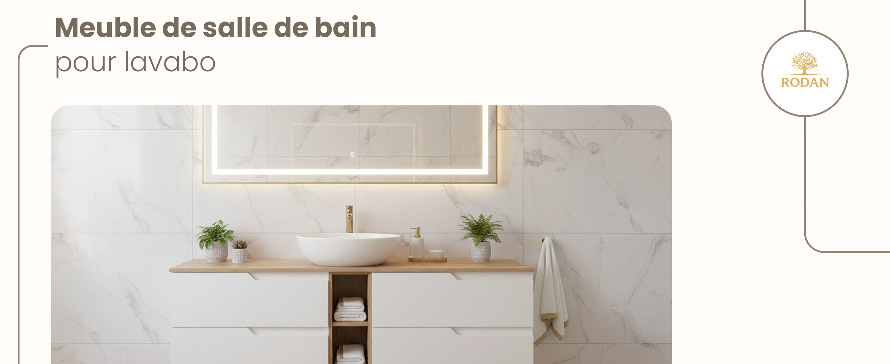 RODAN, meuble de salle de bain, armoire moderne, meuble sous vasque, meuble sous lavabo