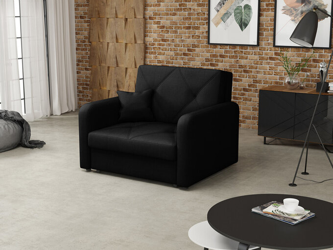 Fauteuil Columbus 167, Trinity 16, 85x103x100cm, Tapisserie, Pieds: Métallique -VIDAXL || Songmics Soldes