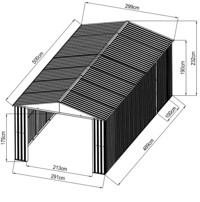 BOX AUTO GARAGE AUTORIMESSA RIPOSTIGLIO 5 X 3MT Antracite -COSTWAY shop AAHKMJXYDAFdJAOAIMEbOAchSEZsF2jDDZrfOFS