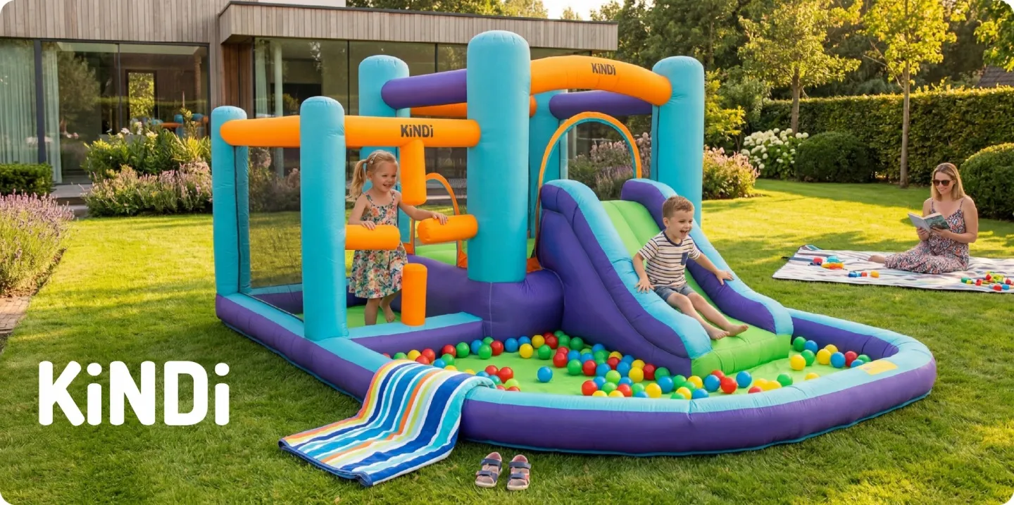 KiNDi DPZ001 aufblasbarer Spielplatz