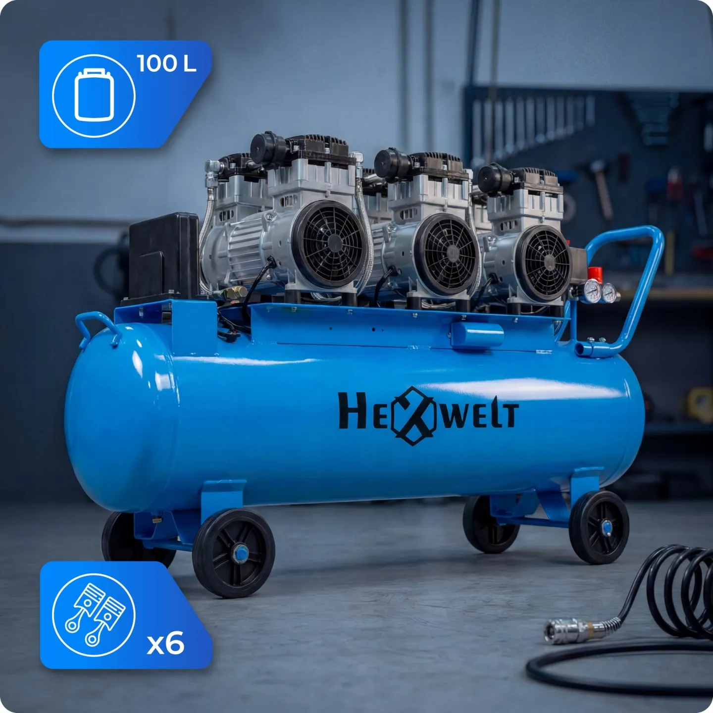Energiesparend HEXWELT HW-KBO-6T-100L