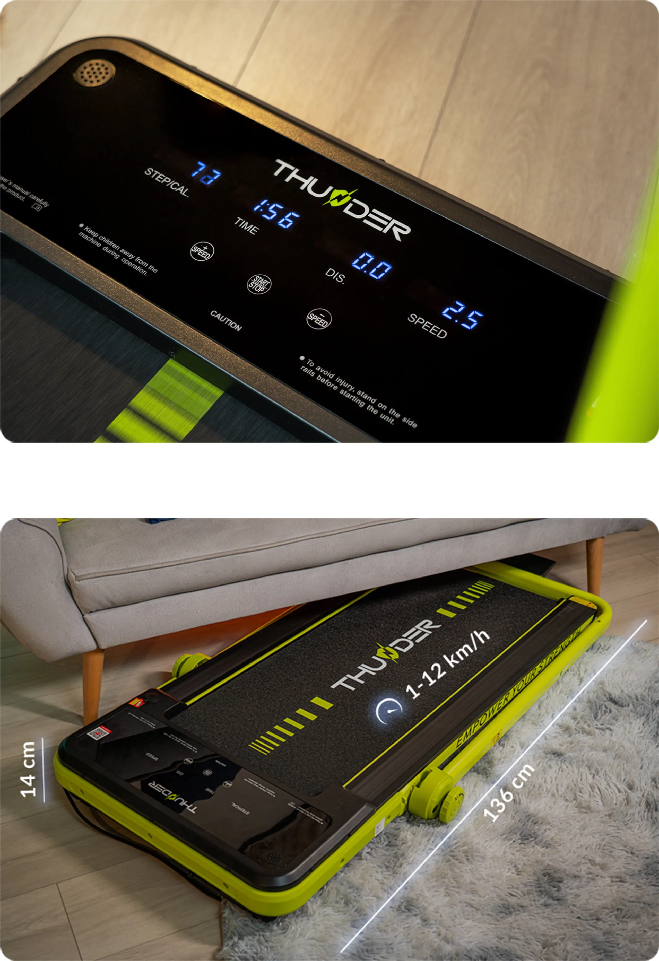 THUNDER IMPACT-LIME Funktionen