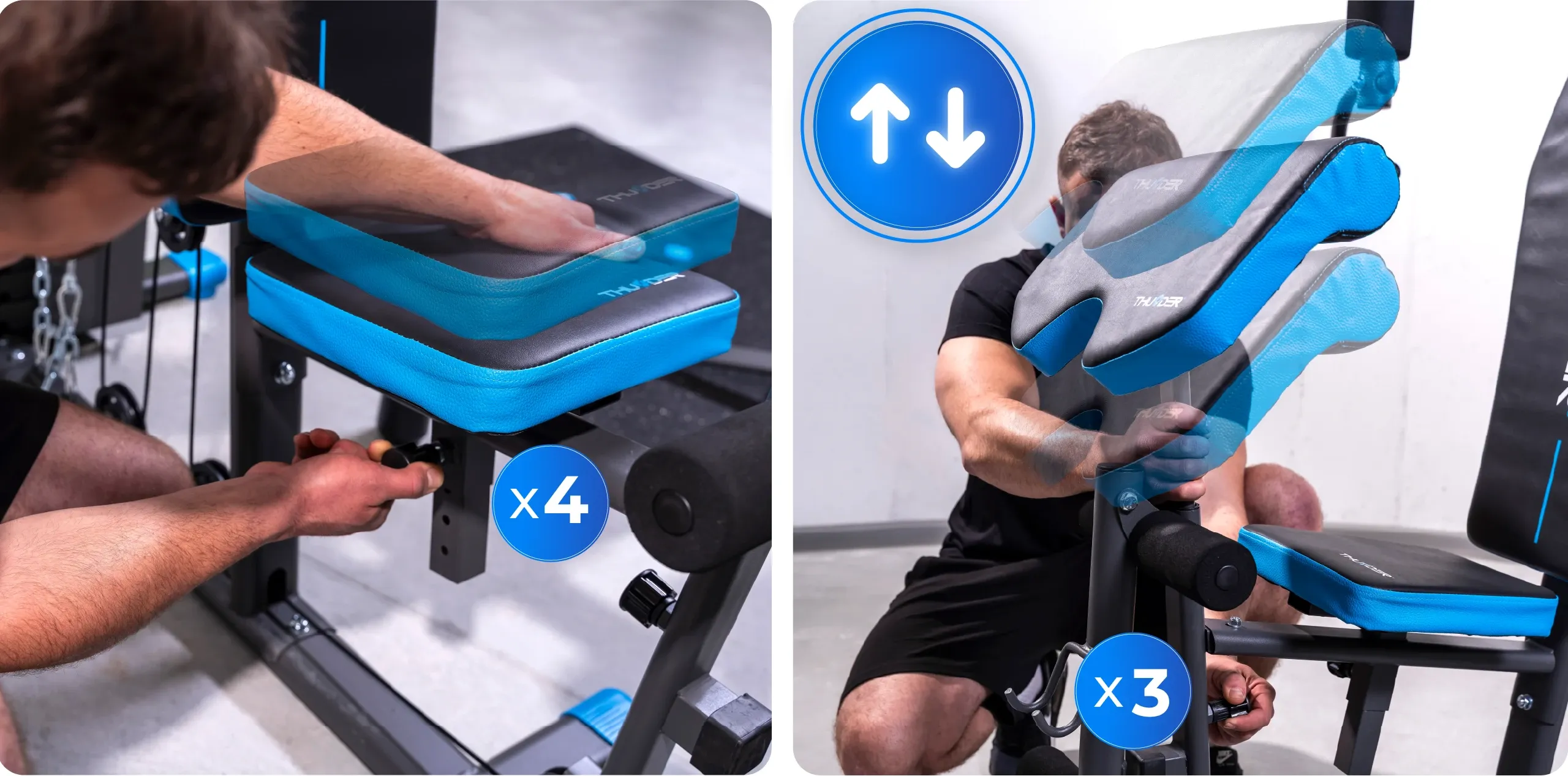 THUNDER FORCE Verstellbarkeit