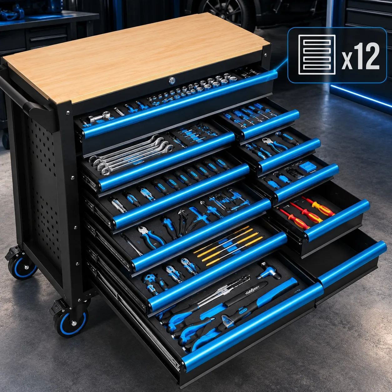 Organisation des outils HEXWELT HW-SNZK-37