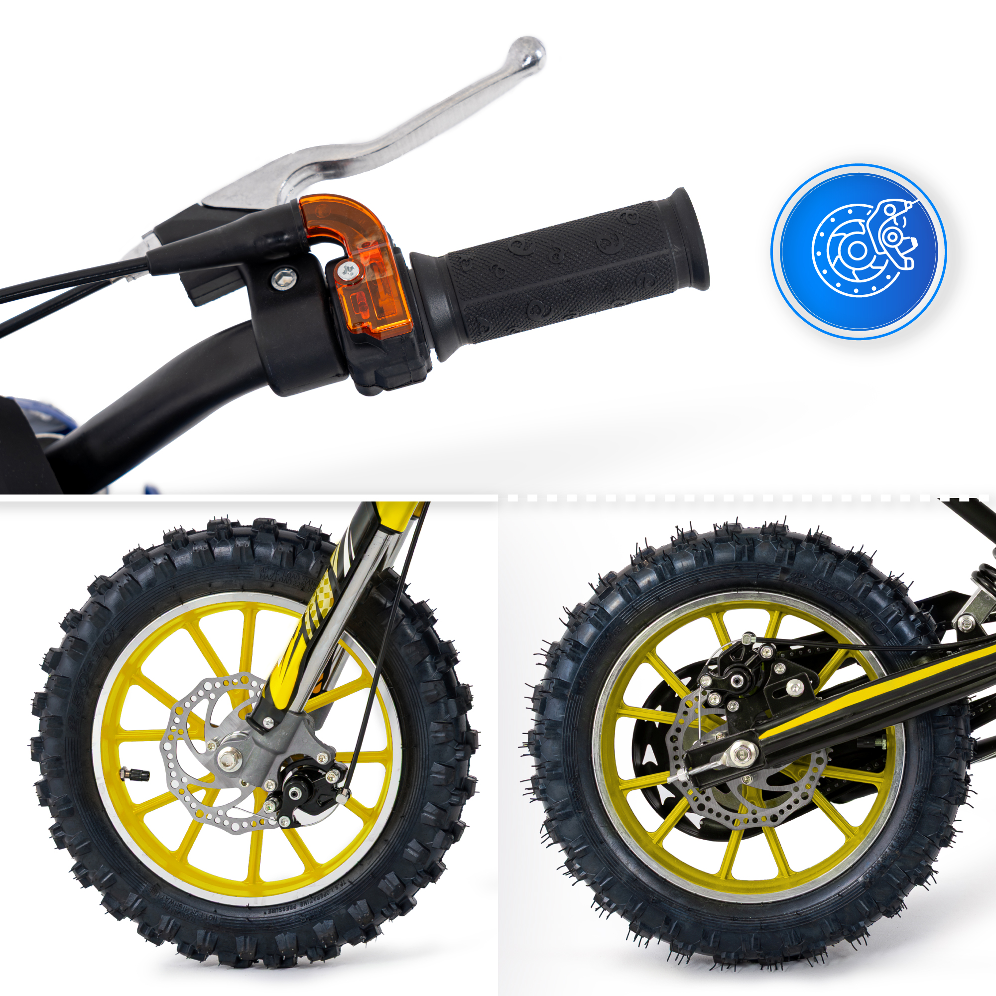 Bremsen VOLTOURI CR49-YELLOW