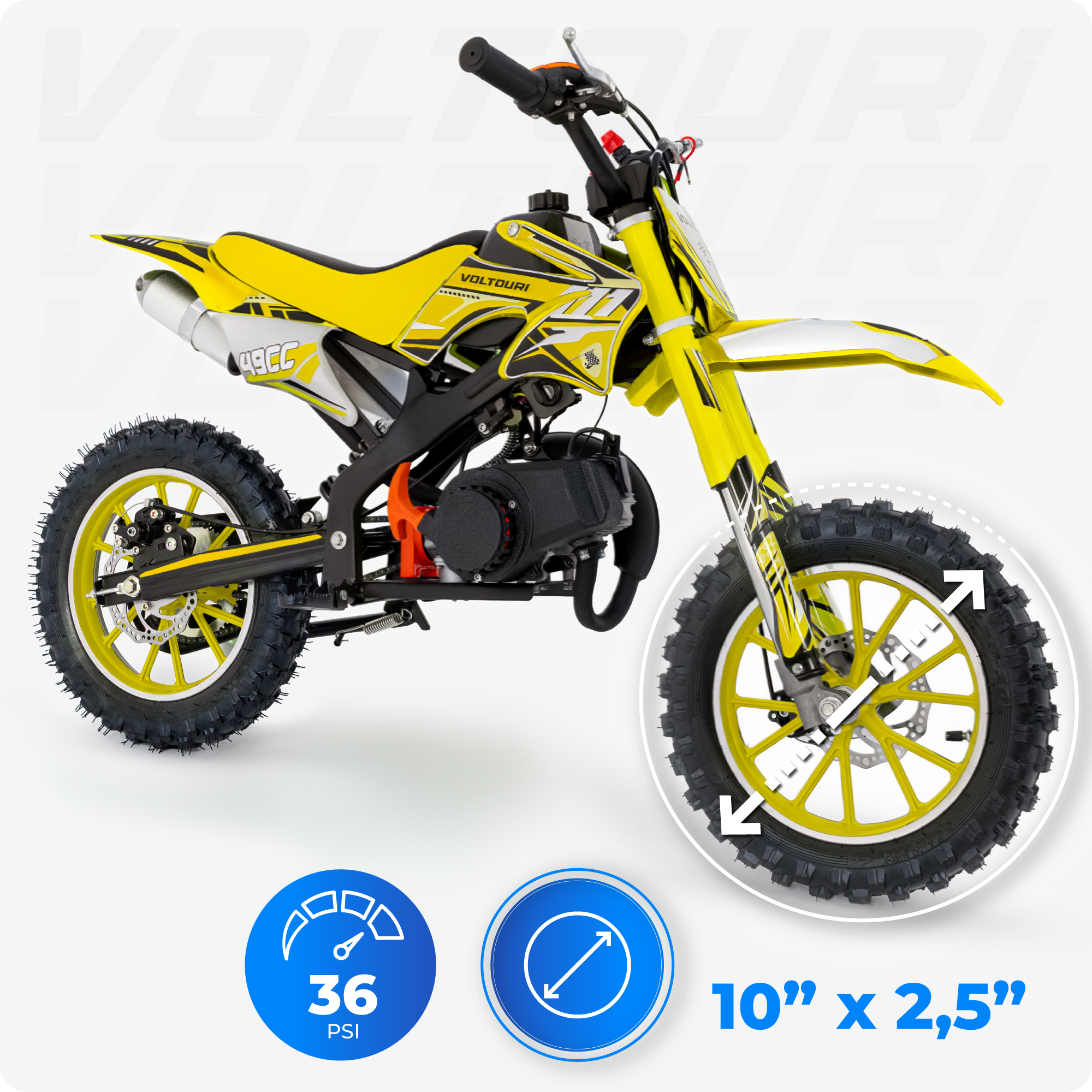 Reifen VOLTOURI CR49-YELLOW