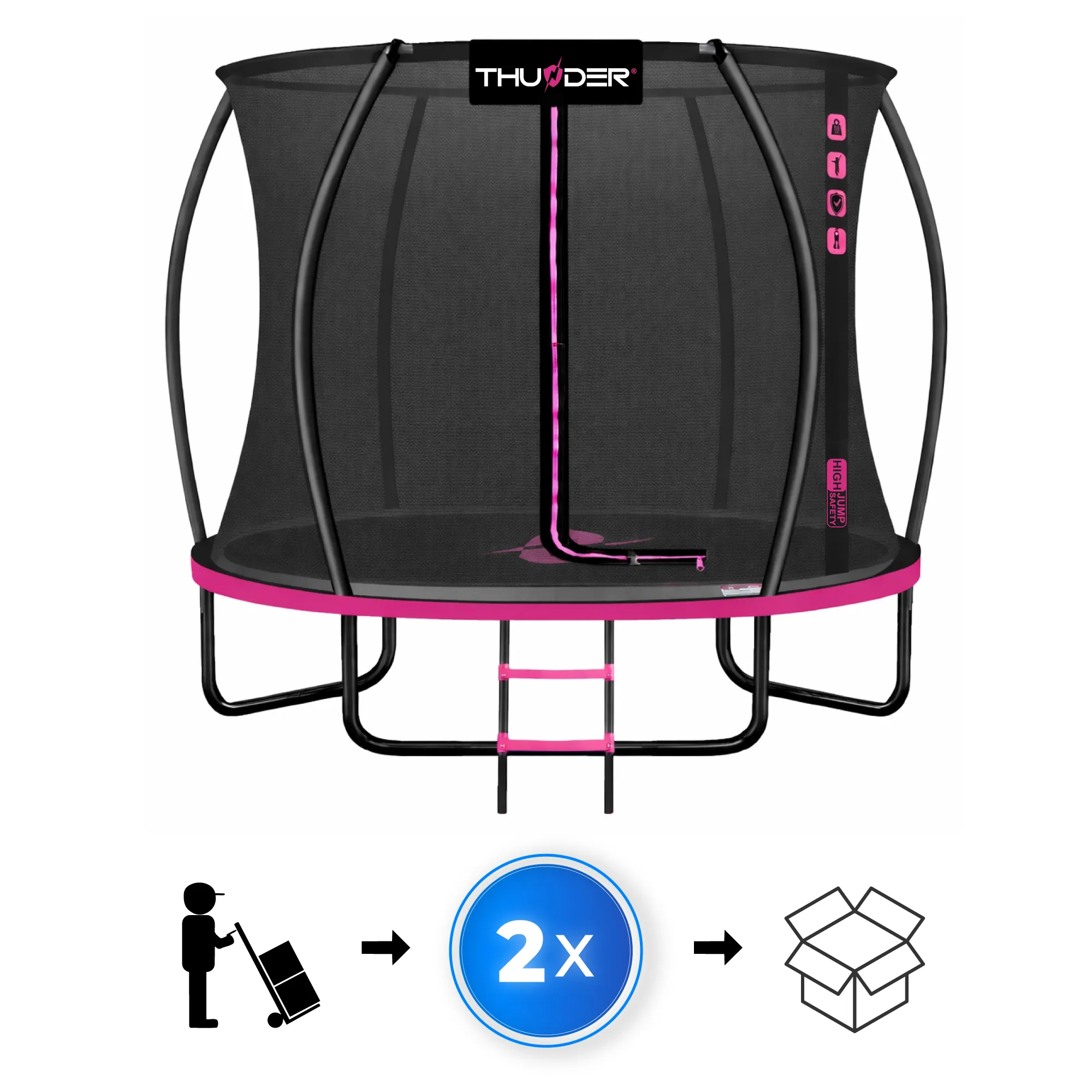 THUNDER INSIDE-ULTRA 10FT PINK Lieferumfang