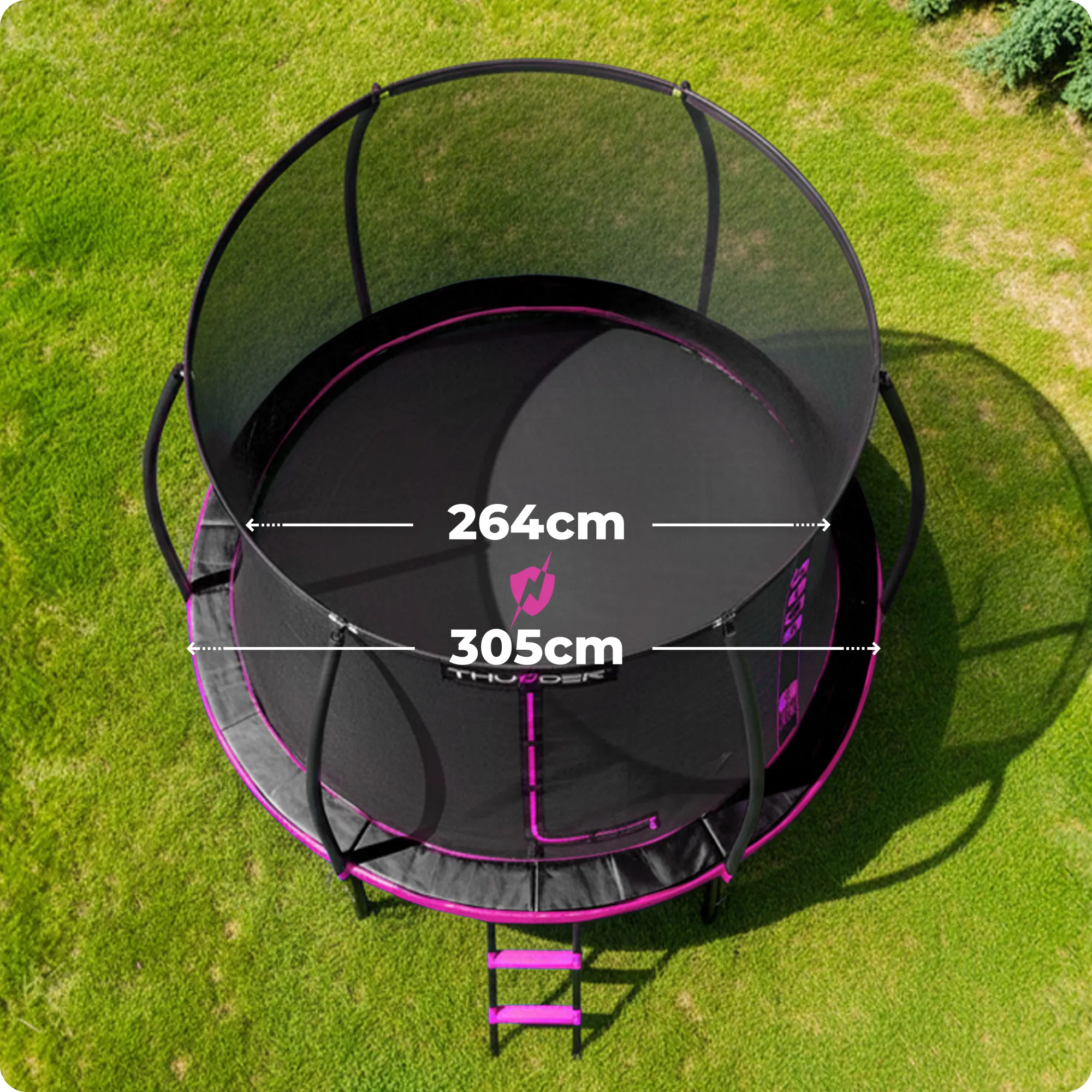 THUNDER INSIDE-ULTRA 10FT PINK Durchmesser