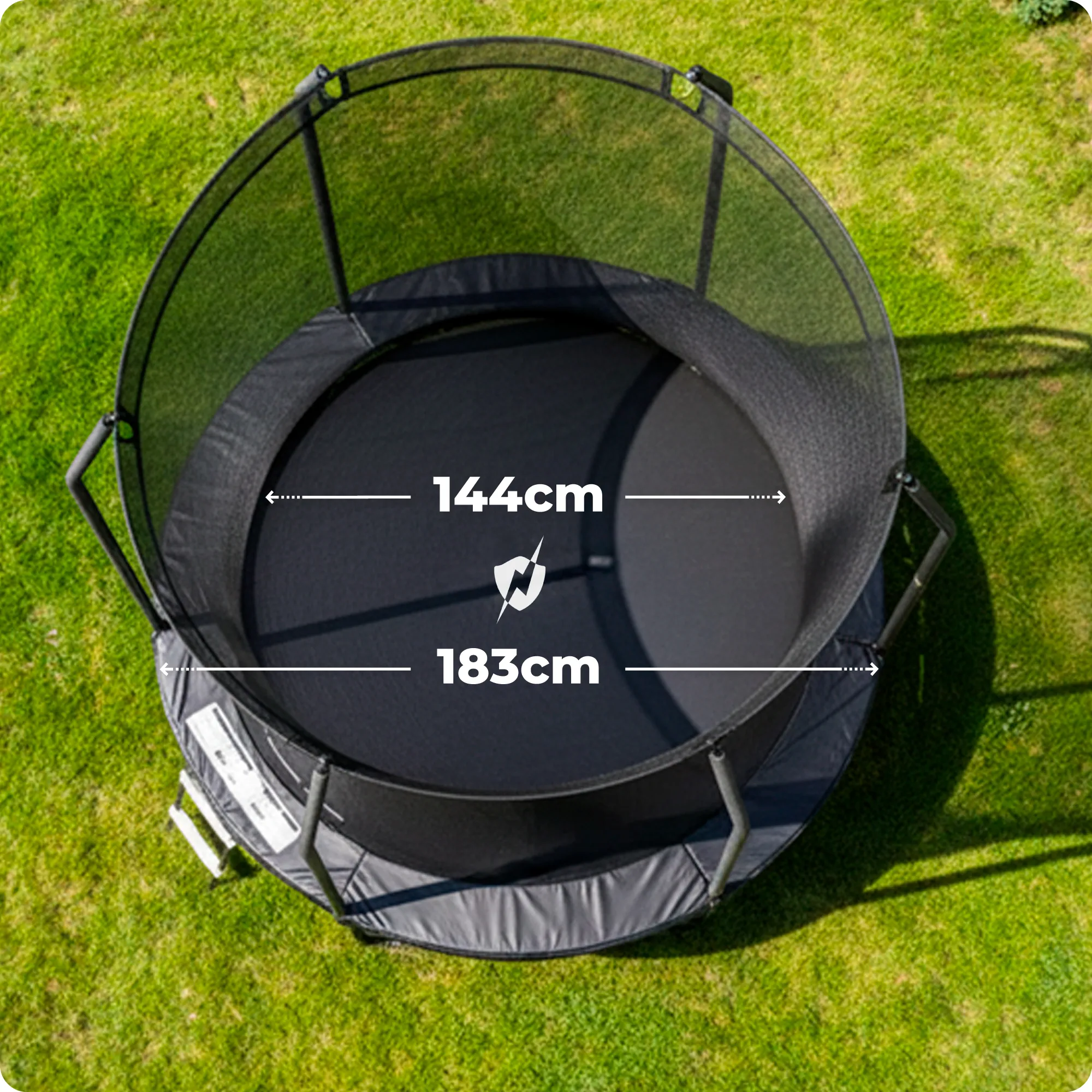 THUNDER INSIDE-ELITE 6FT BLACK Durchmesser