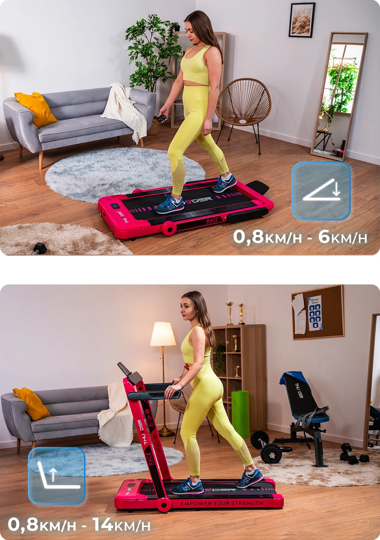 THUNDER RACE-PINK Geschwindigkeit