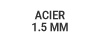 Acier 1.5mm