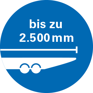 Gabellänge bis 2500 mm