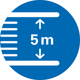 5m Hubhöhe
