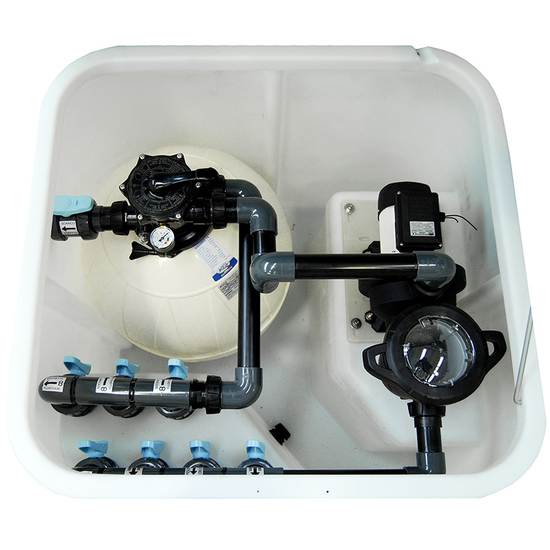 Locale tecnico EASY 1 TOP con filtro AQUARIUS fino a 14 mÂ³/h