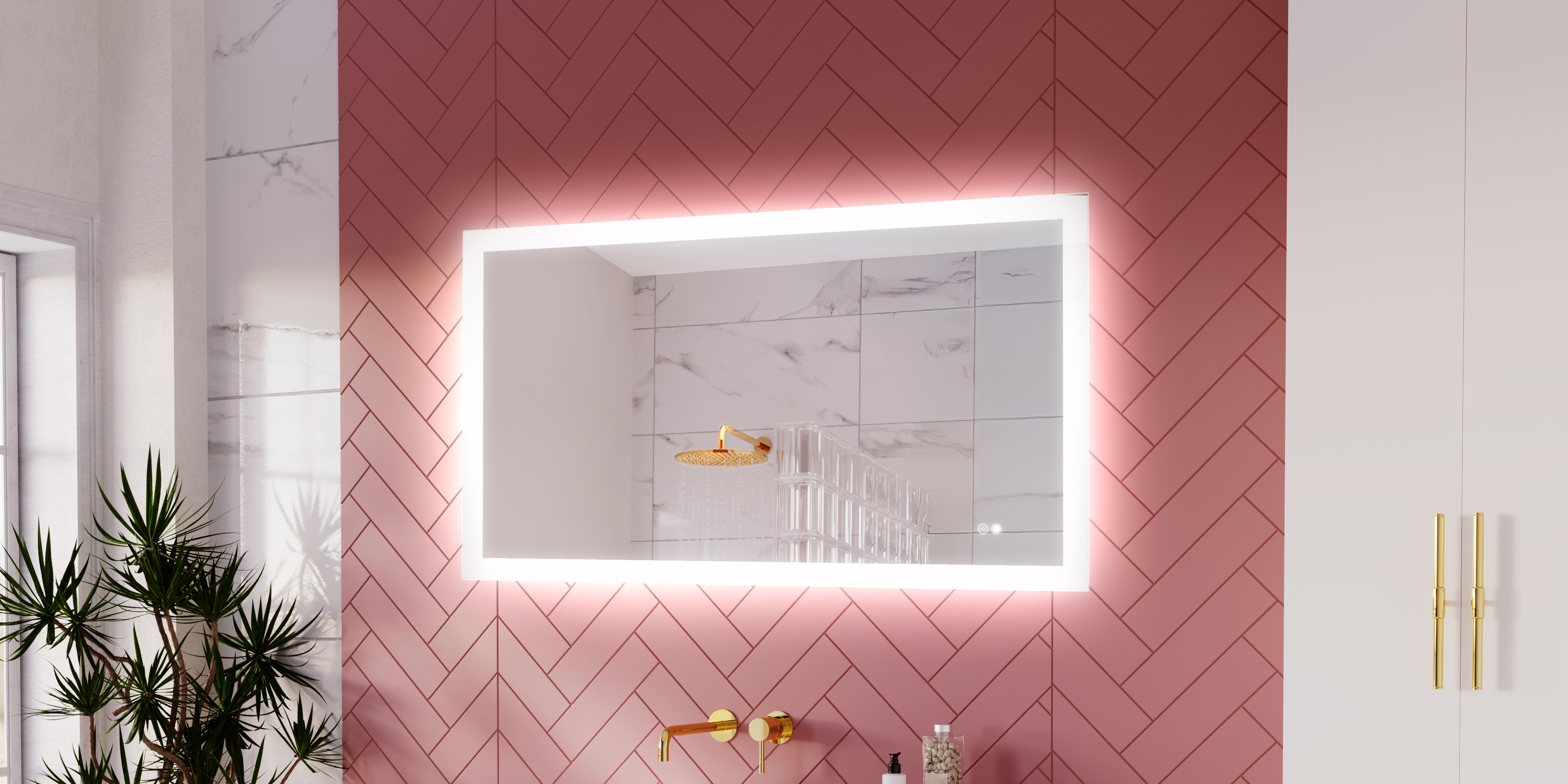 MIROIRS DE SALLE DE BAIN AVEC ILLUMINATION LED
