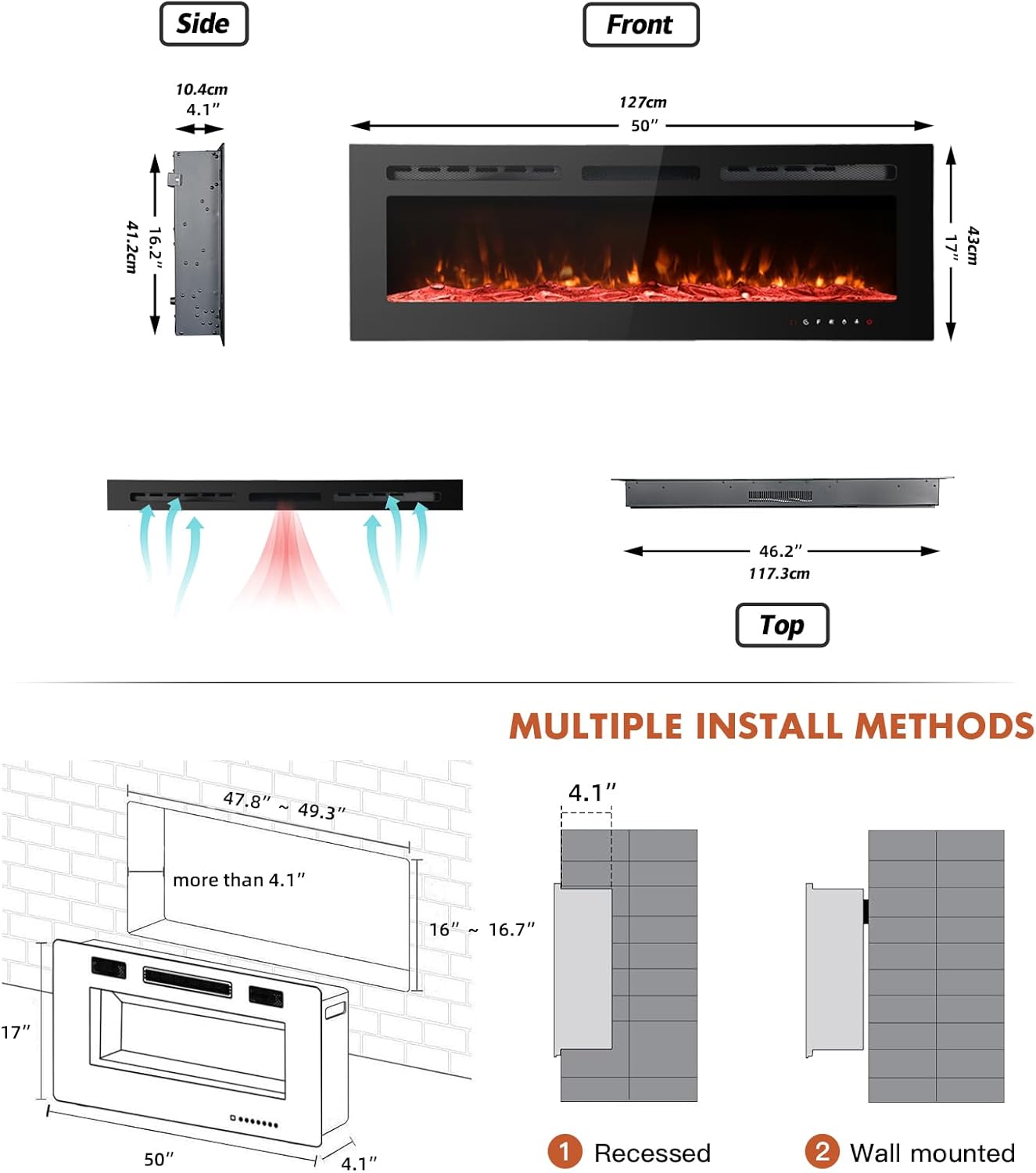 chimenea eléctrica