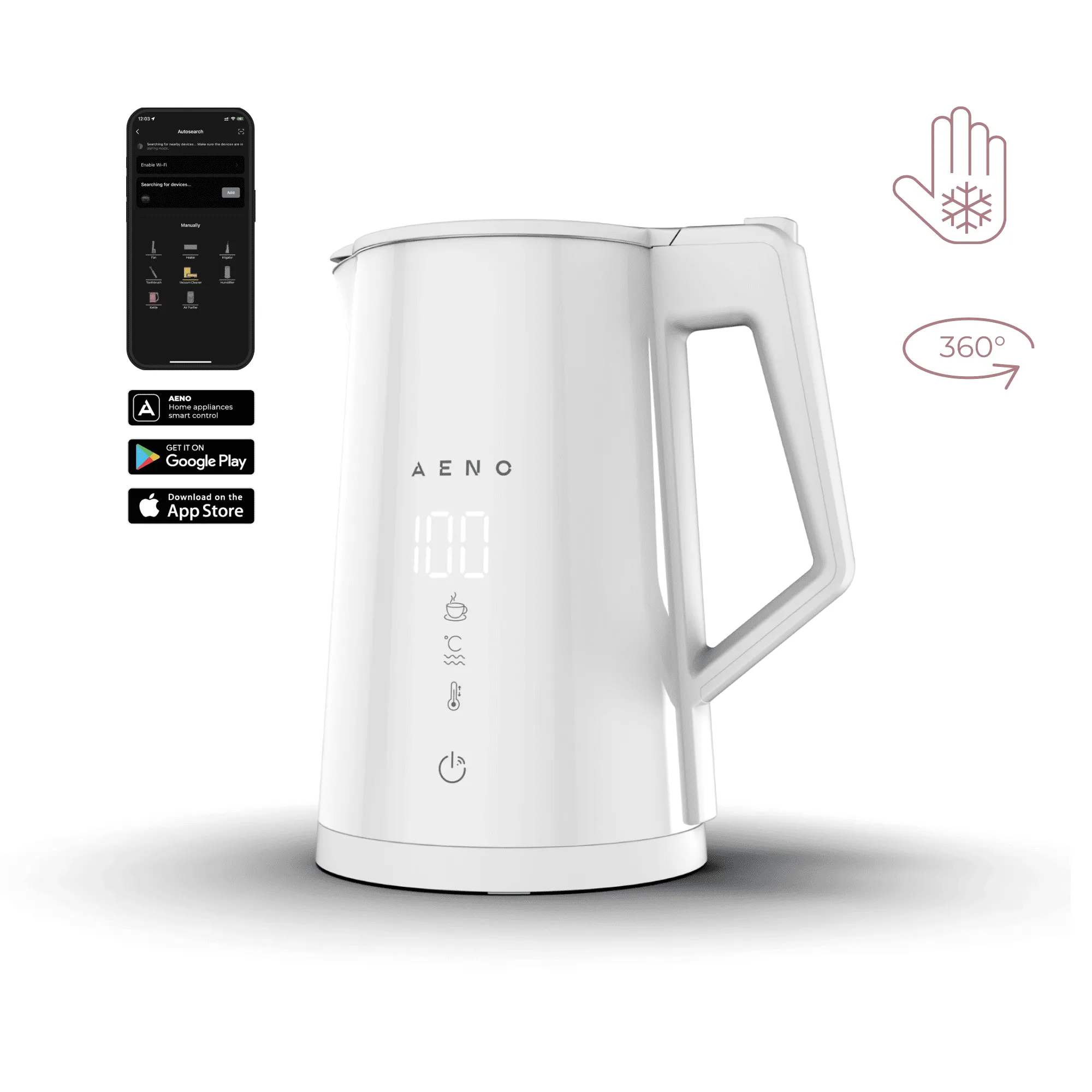 Hervidor inteligente AENO EK8S 1,7 l