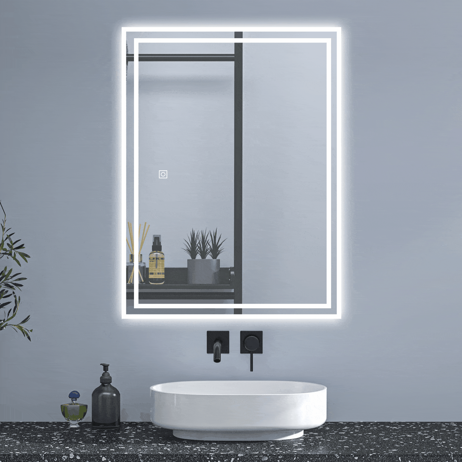 LED Mirror with bluetooth