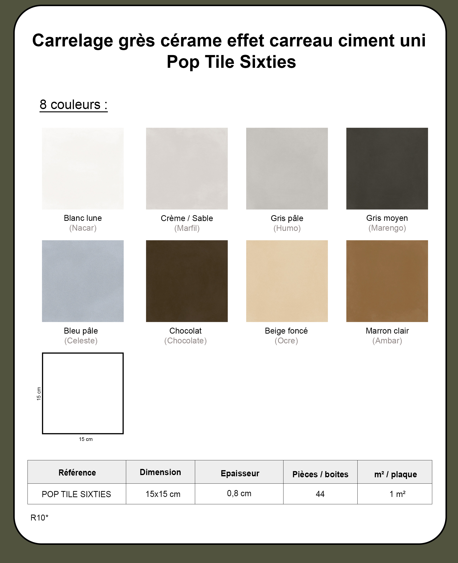 POP TILE SIXTIES