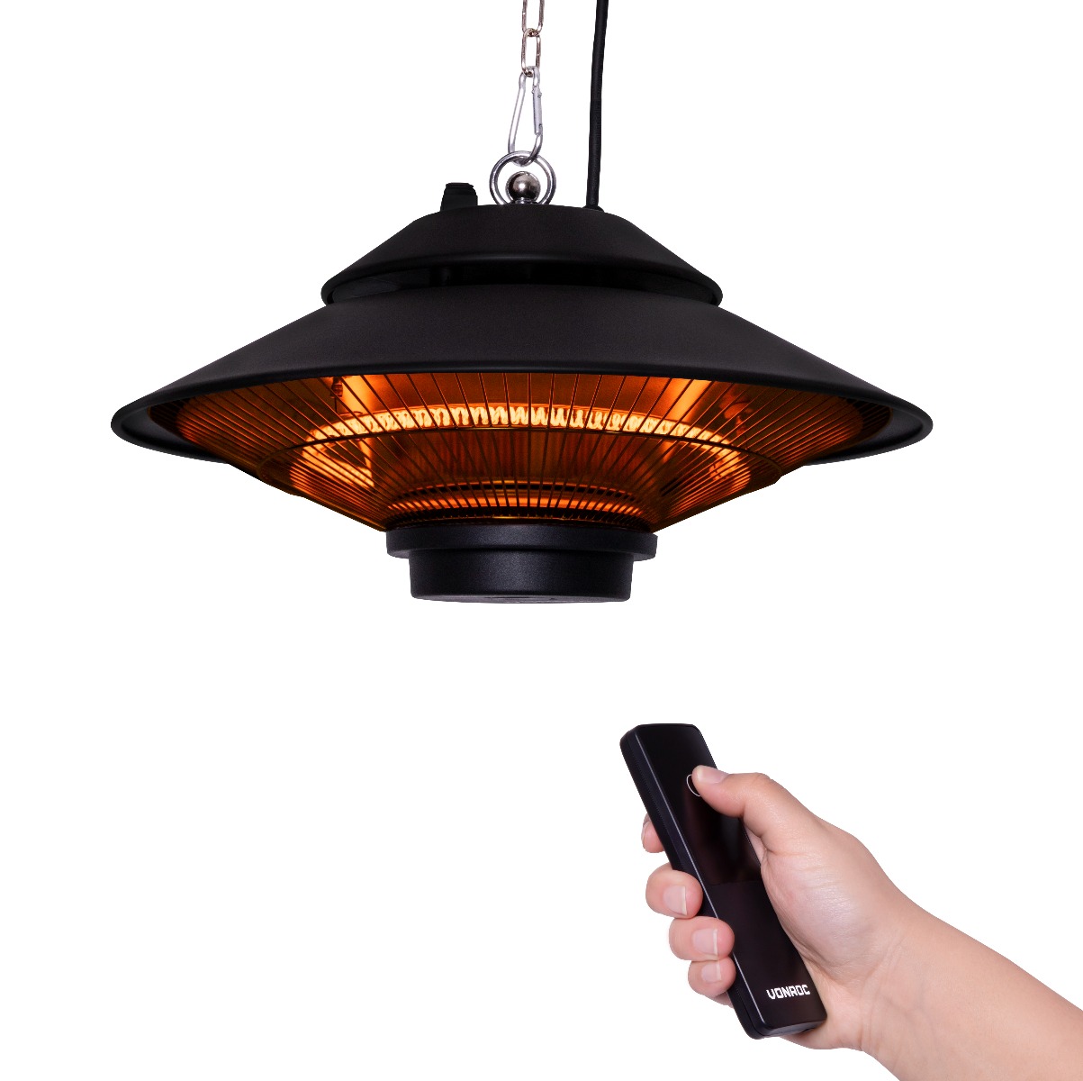 VONROC PH801AA Telecomando per riscaldatore a infrarossi Albano PH501AC 1500W