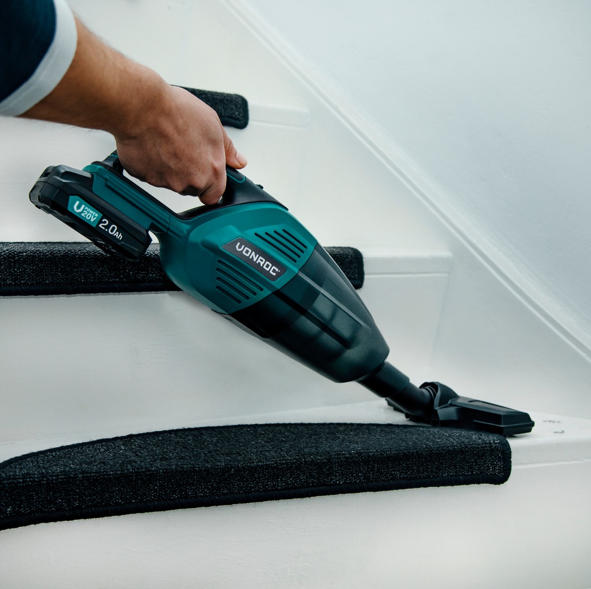 VONROC VC503DC Potente aspirabriciole a batteria 20V | Batteria e caricabatterie esclusi