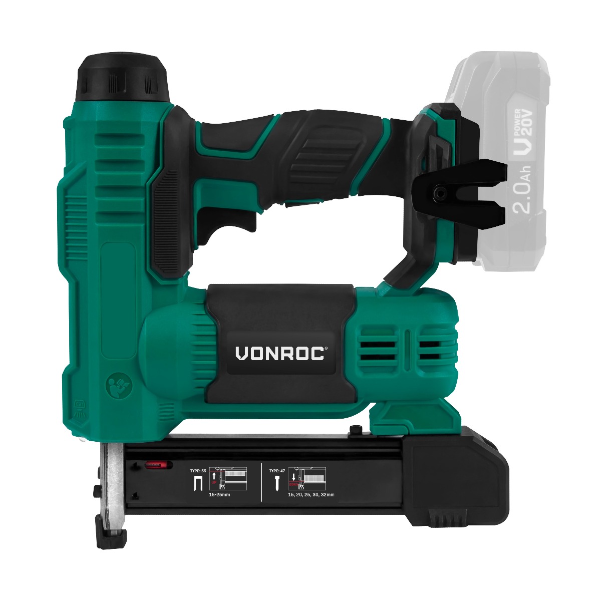 VONROC SG503DC Graffatrice a batteria vpower 20V