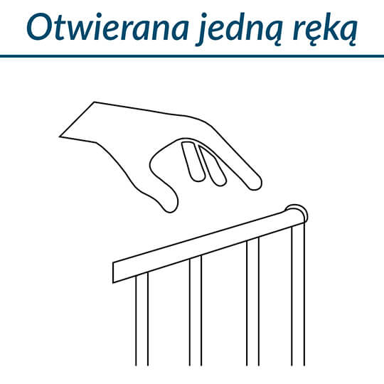 Funcionamiento con una sola mano del corralito BabyDan