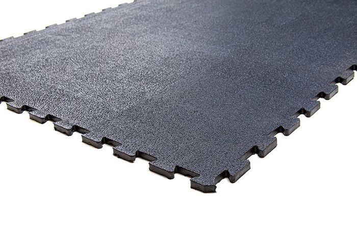 Stallmatte XL - 120 x 180 cm - 4-Seiten-Puzzle-Stallboden aus Gummi