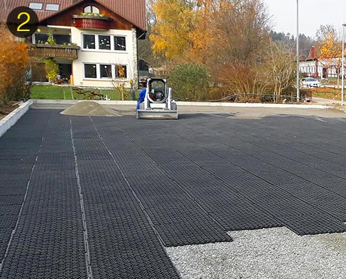 2. Matten verlegen