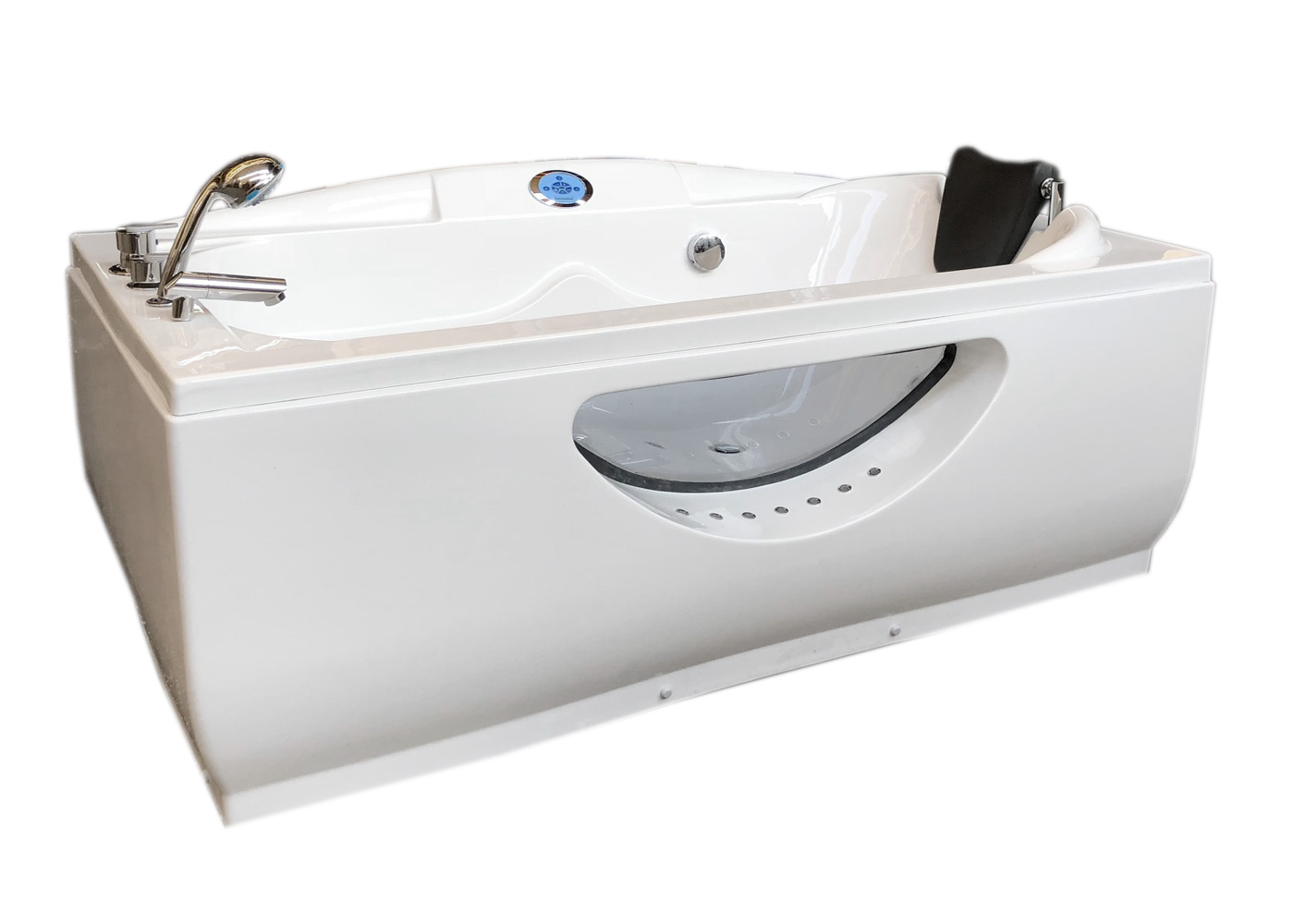 SIMBA Bañera Hidromasaje Bañera De Esquina Hidromasaje 170 X 90cm Paris -Hogar Baño Tienda