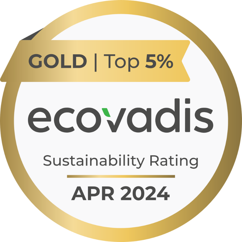 Logo Certification Ecovadis Gold 2024