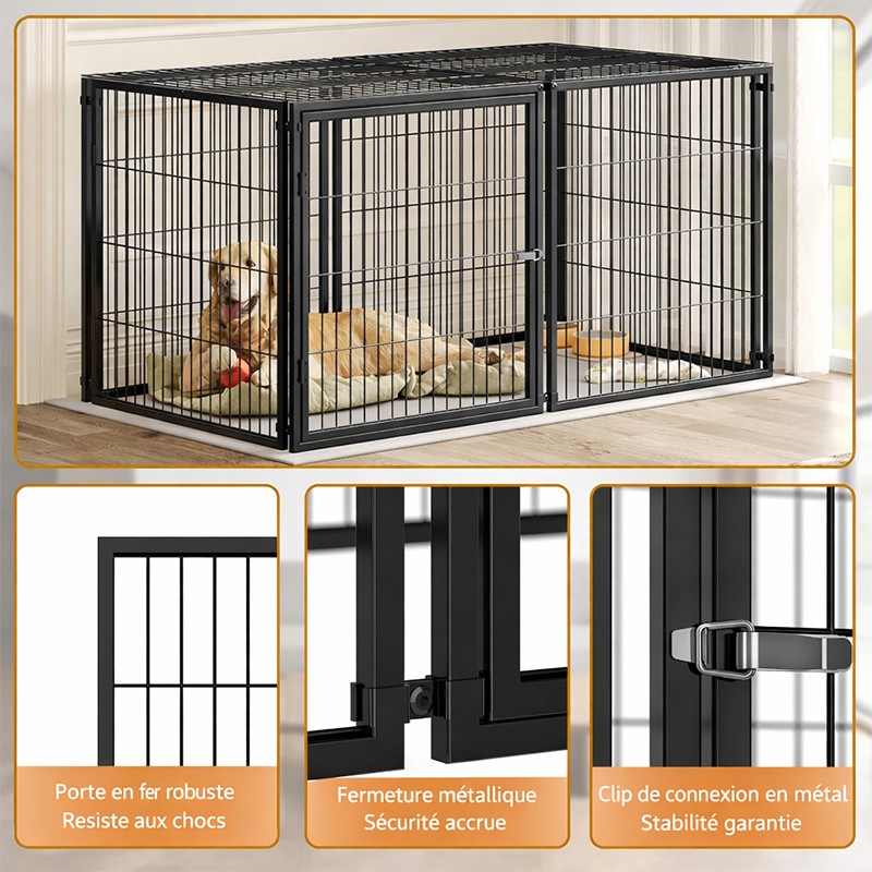 Cage pour chien modulable